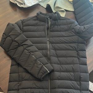 Men's Black Puffer Jacket